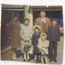 My family - Guess the year! (I'm the one in the sailor coat and hat).